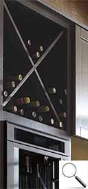 Upper Cabinet Wine Storage